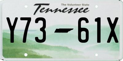 TN license plate Y7361X