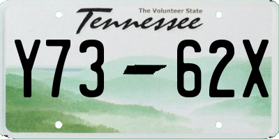 TN license plate Y7362X