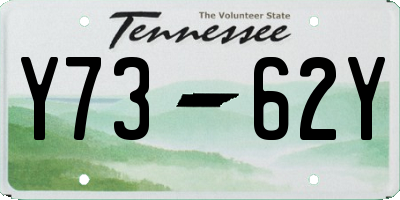 TN license plate Y7362Y