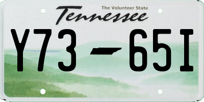 TN license plate Y7365I