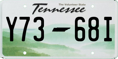 TN license plate Y7368I