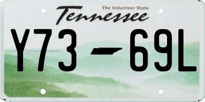 TN license plate Y7369L