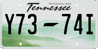 TN license plate Y7374I