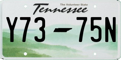 TN license plate Y7375N