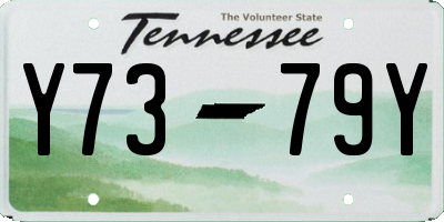 TN license plate Y7379Y