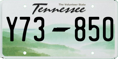 TN license plate Y7385O