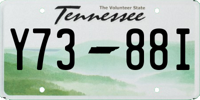 TN license plate Y7388I