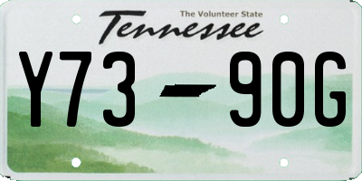 TN license plate Y7390G