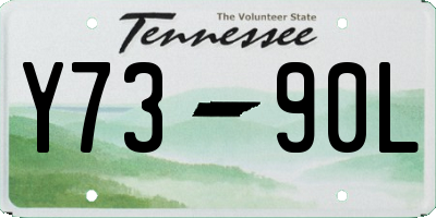 TN license plate Y7390L