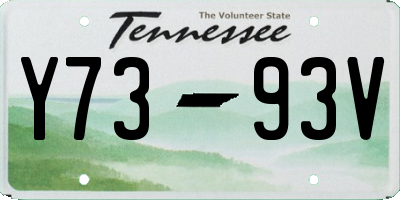 TN license plate Y7393V