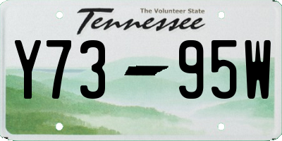 TN license plate Y7395W
