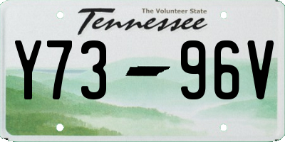 TN license plate Y7396V
