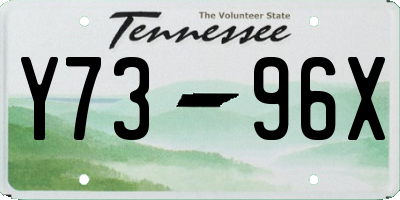TN license plate Y7396X