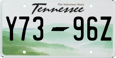 TN license plate Y7396Z
