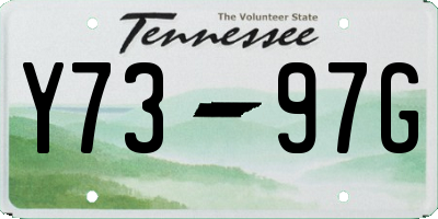 TN license plate Y7397G