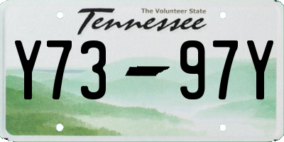 TN license plate Y7397Y
