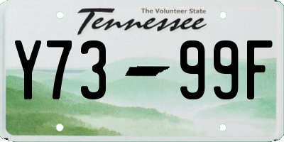 TN license plate Y7399F