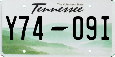 TN license plate Y7409I