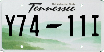 TN license plate Y7411I
