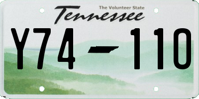 TN license plate Y7411O