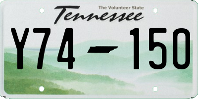 TN license plate Y7415O