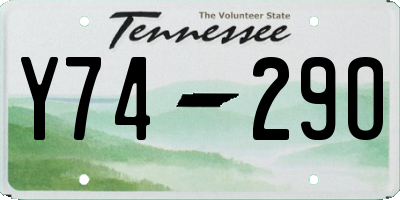 TN license plate Y7429O