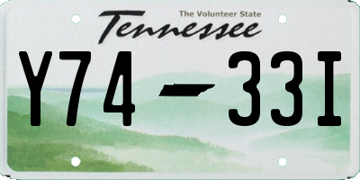 TN license plate Y7433I