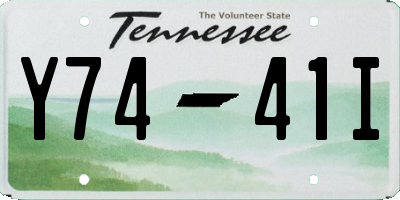 TN license plate Y7441I
