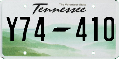 TN license plate Y7441O