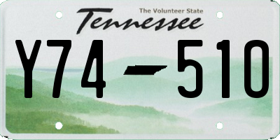TN license plate Y7451O