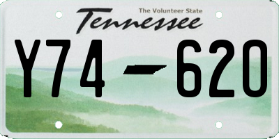 TN license plate Y7462O