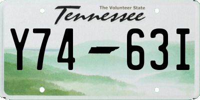 TN license plate Y7463I