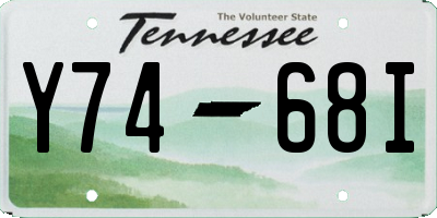 TN license plate Y7468I