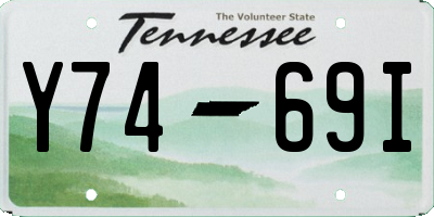 TN license plate Y7469I