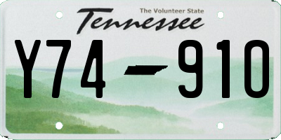 TN license plate Y7491O