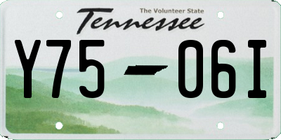 TN license plate Y7506I