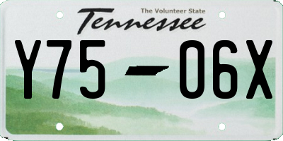 TN license plate Y7506X