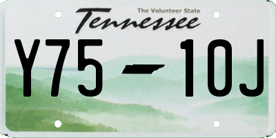 TN license plate Y7510J