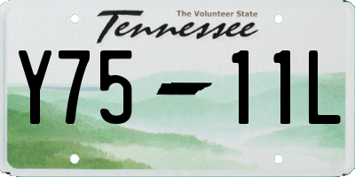 TN license plate Y7511L