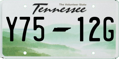 TN license plate Y7512G