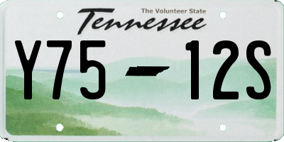 TN license plate Y7512S