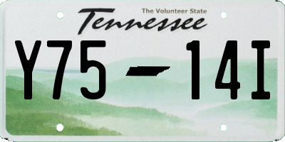 TN license plate Y7514I