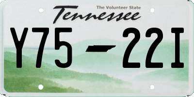 TN license plate Y7522I