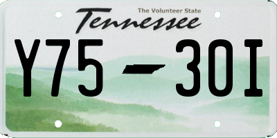 TN license plate Y7530I