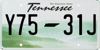 TN license plate Y7531J
