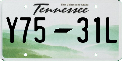 TN license plate Y7531L