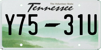 TN license plate Y7531U