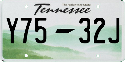TN license plate Y7532J