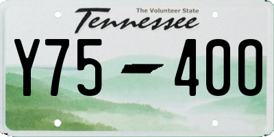 TN license plate Y7540O