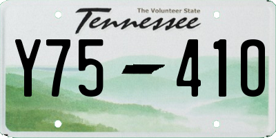 TN license plate Y7541O
